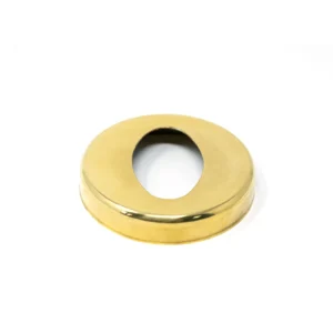 Rosone foro ovale Sifone (ottone dorato)