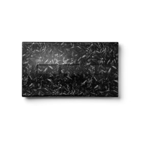 Placca Snake per cassetta incasso Lola (Special Line) Carbonio
